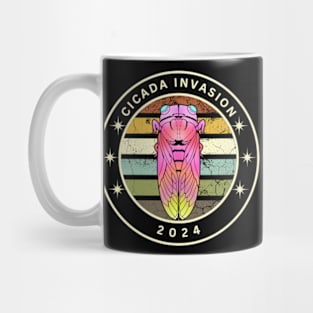 Cicadas 2024 map brood xix and xiii Mug